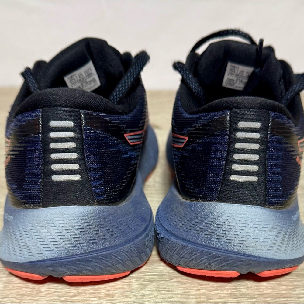 Asics Gel Kayano Lite 2 Navy Coral Running Shoes Womens 6.5 - Picture 5 of 7